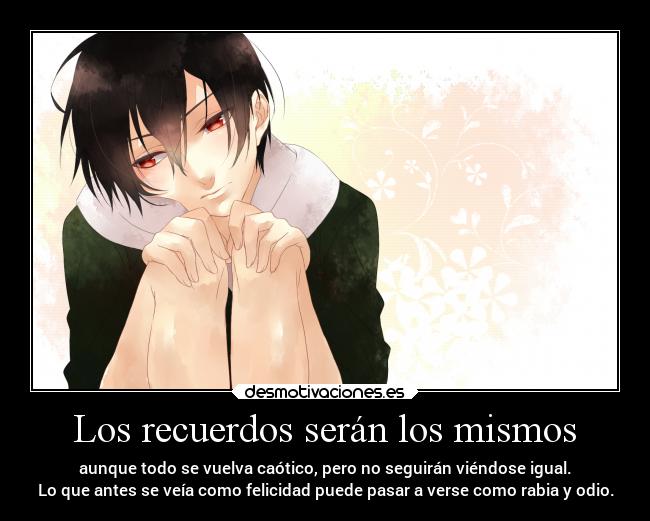 Los recuerdos serán los mismos - 
