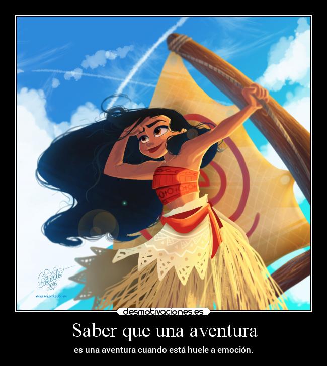 Saber que una aventura - es una aventura cuando está huele a emoción.