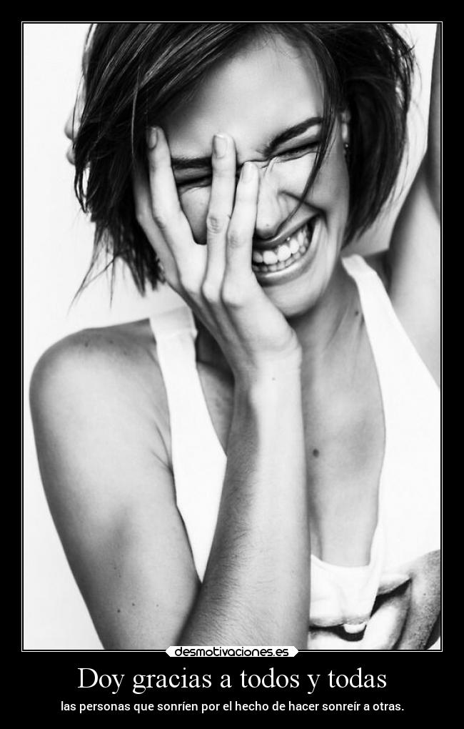 Doy gracias a todos y todas - 