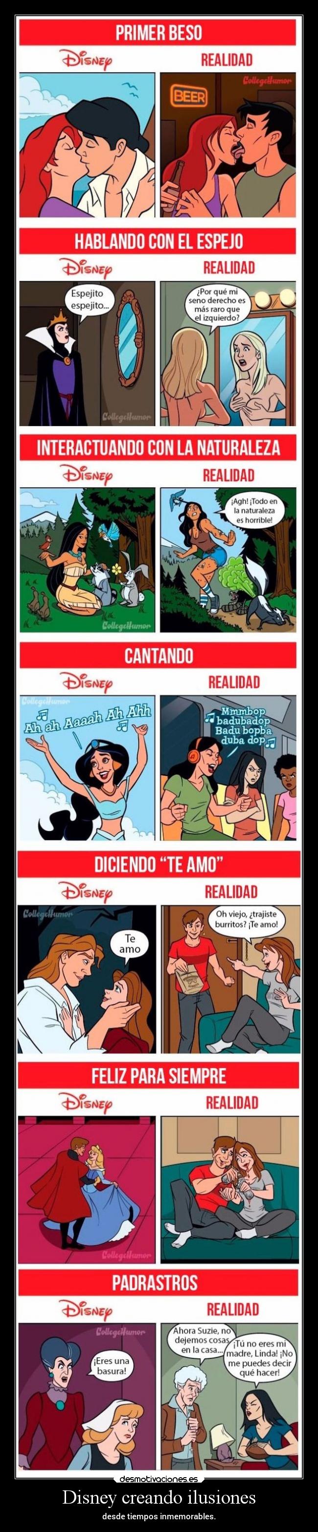 Disney creando ilusiones - desde tiempos inmemorables.