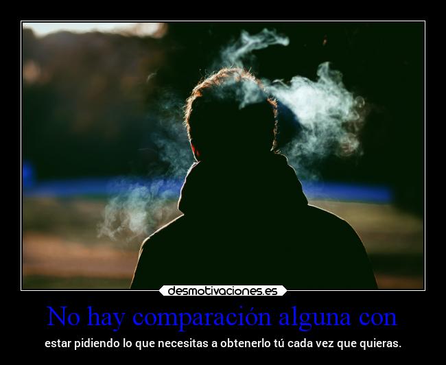 No hay comparación alguna con - 