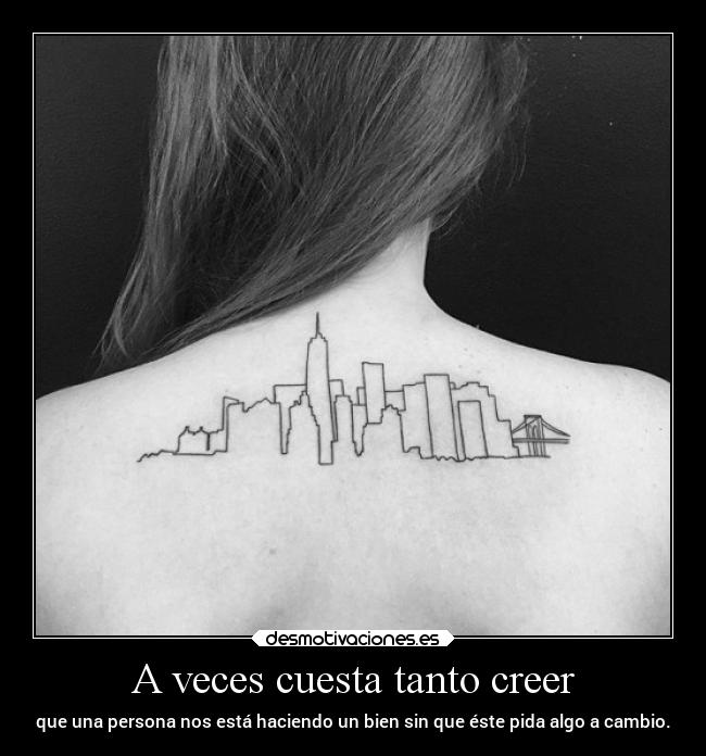 A veces cuesta tanto creer - 