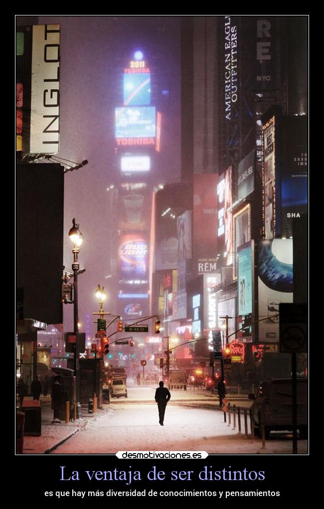 La ventaja de ser distintos - 