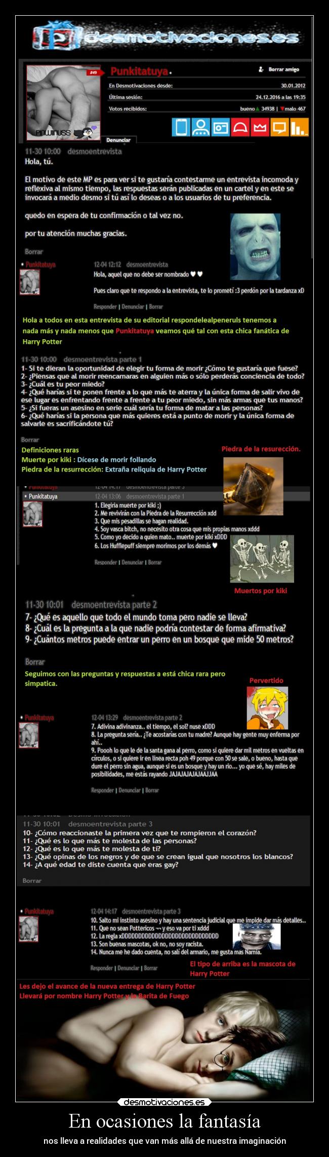 En ocasiones la fantasía -