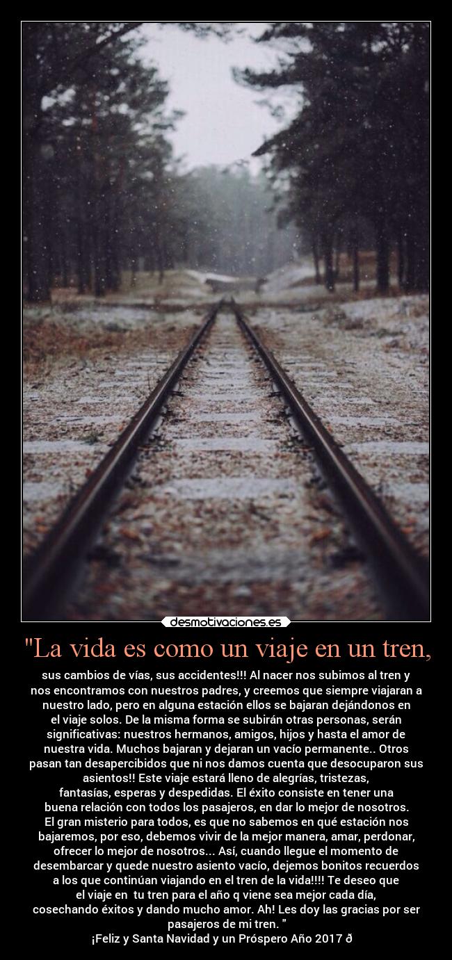 carteles vida familia desmotivaciones amistad feliz ano 2017 les desea josias829 gracias por estar tren desmotivaciones