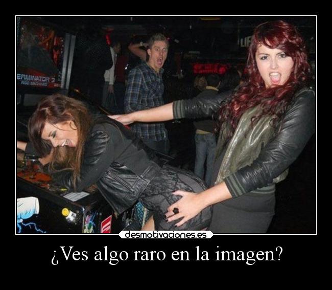 ¿Ves algo raro en la imagen? -