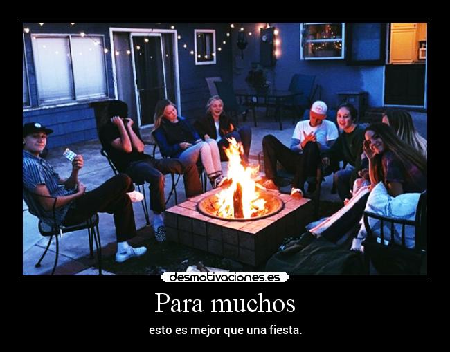 Para muchos - esto es mejor que una fiesta.
