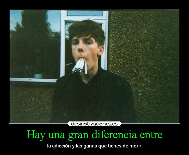 Hay una gran diferencia entre - 