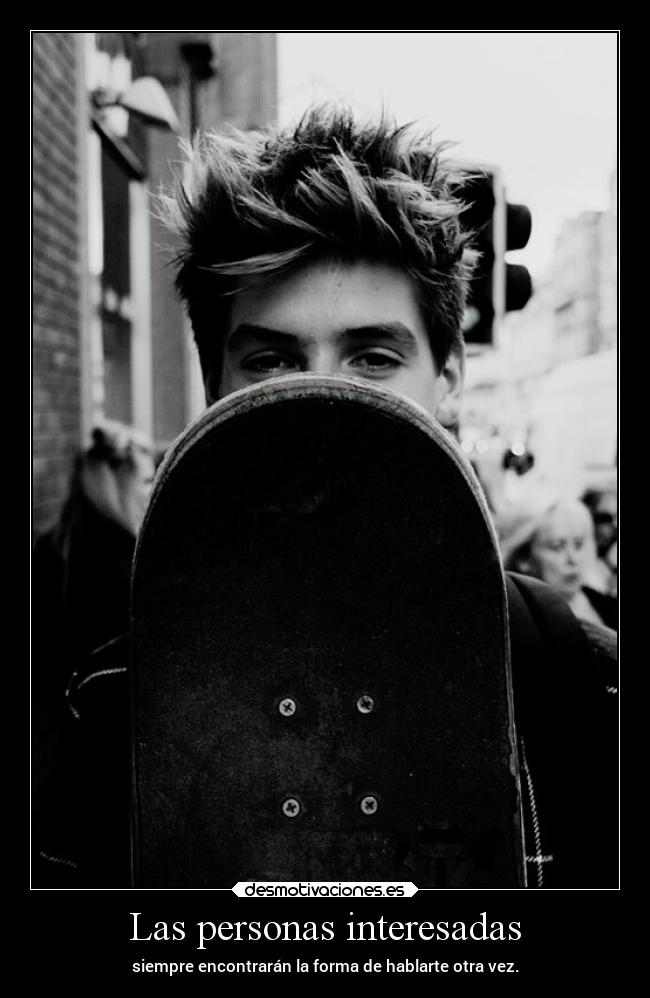 Las personas interesadas -