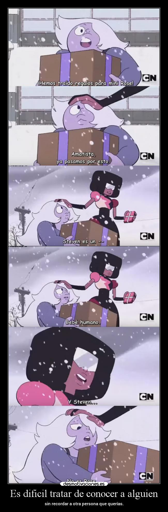 carteles vida sentimientos familia amigos tristeza steven universe garnet amatista laurasimpson14 desmotivaciones