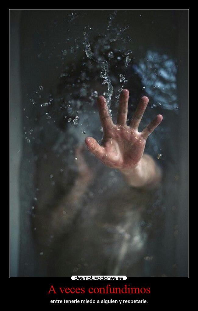 A veces confundimos -