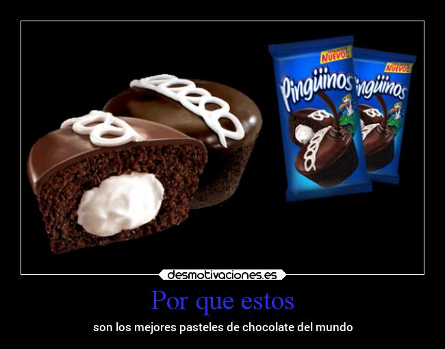 Por que estos - son los mejores pasteles de chocolate del mundo