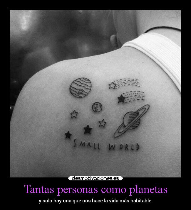 Tantas personas como planetas - y solo hay una que nos hace la vida más habitable.