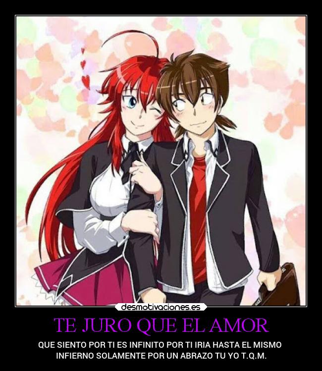 TE JURO QUE EL AMOR - QUE SIENTO POR TI ES INFINITO POR TI IRIA HASTA EL MISMO
INFIERNO SOLAMENTE POR UN ABRAZO TU YO T.Q.M.