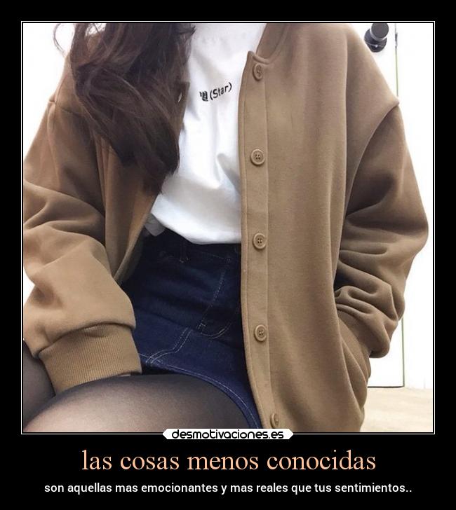 las cosas menos conocidas - 
