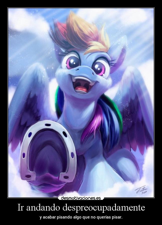 Ir andando despreocupadamente -