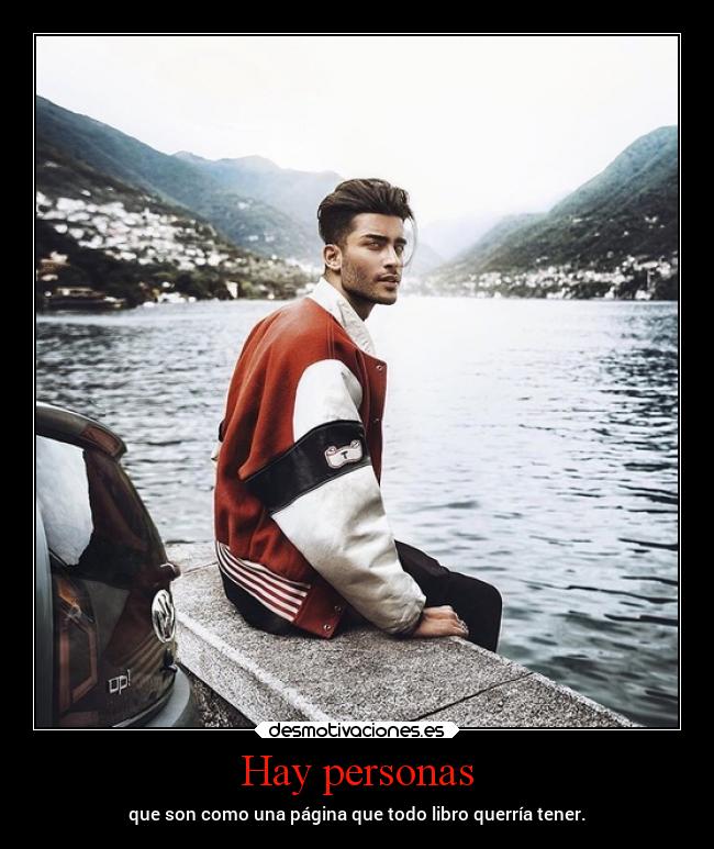 Hay personas - que son como una página que todo libro querría tener.