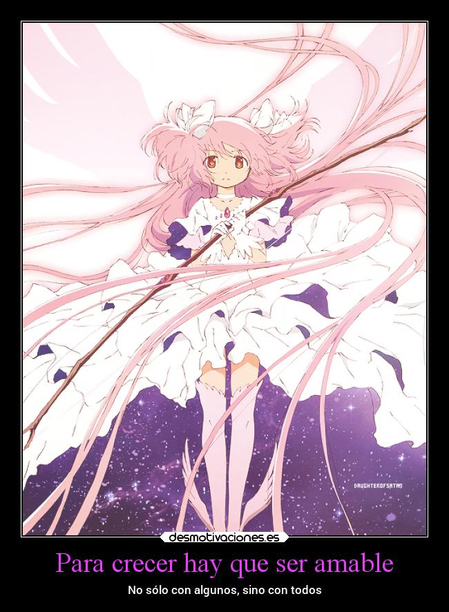 Para crecer hay que ser amable -