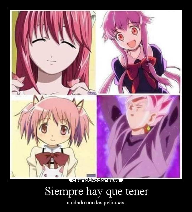 Siempre hay que tener - cuidado con las pelirosas.