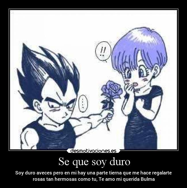Se que soy duro -