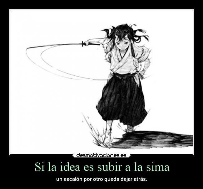 Si la idea es subir a la sima - 