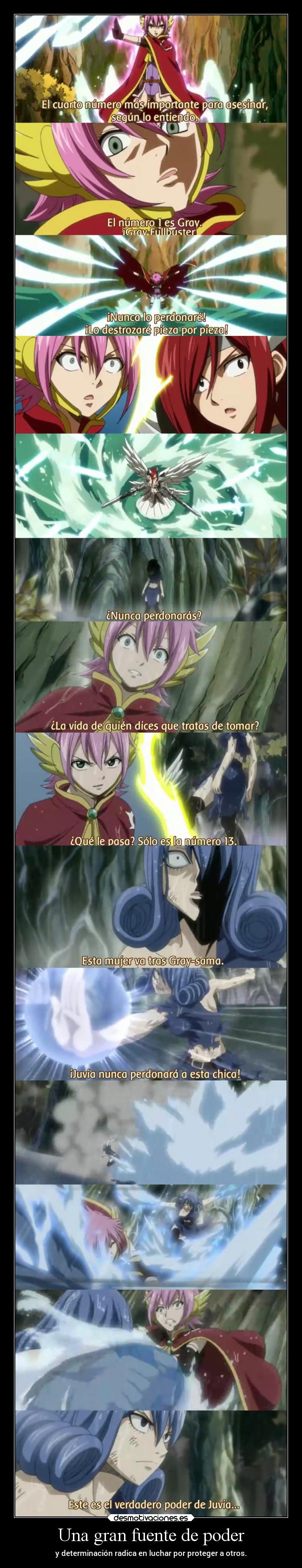 carteles anime poder determinacion luchar erosekai proteger persona raptorhunters desmotivaciones