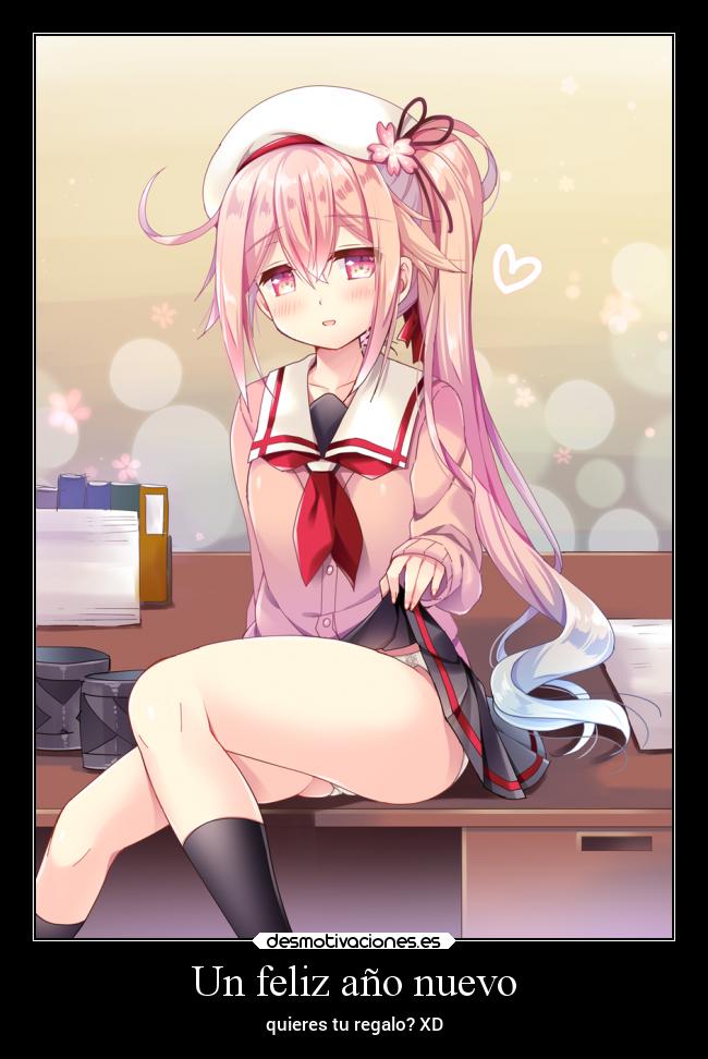 Un feliz año nuevo - quieres tu regalo? XD