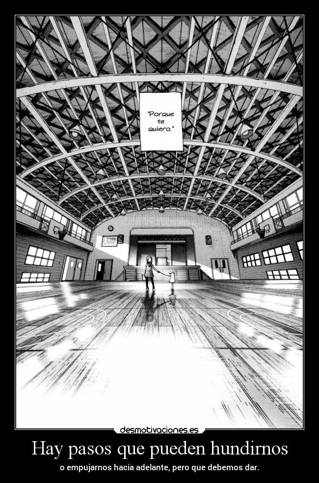 Hay pasos que pueden hundirnos -