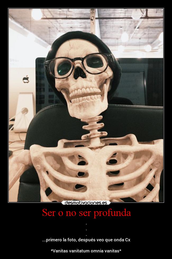 Ser o no ser profunda -