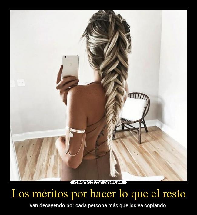 Los méritos por hacer lo que el resto - van decayendo por cada persona más que los va copiando.