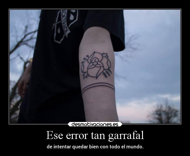 Ese error tan garrafal - 