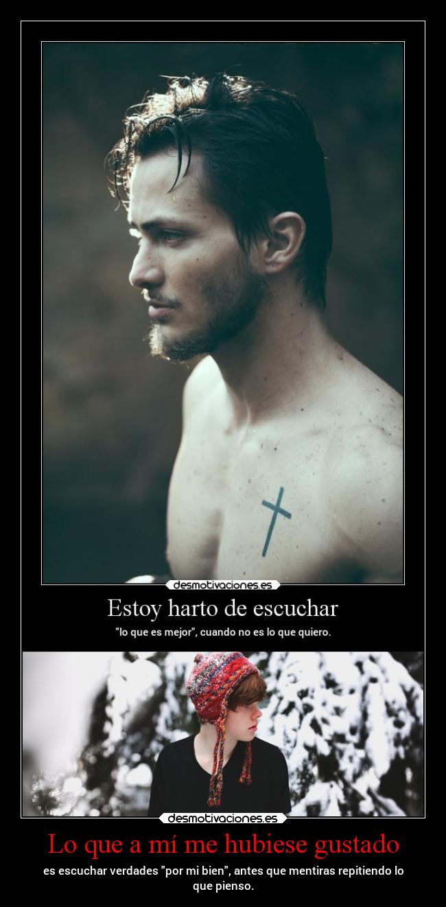 Lo que a mí me hubiese gustado -