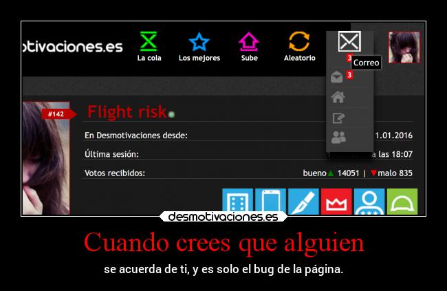 Cuando crees que alguien -