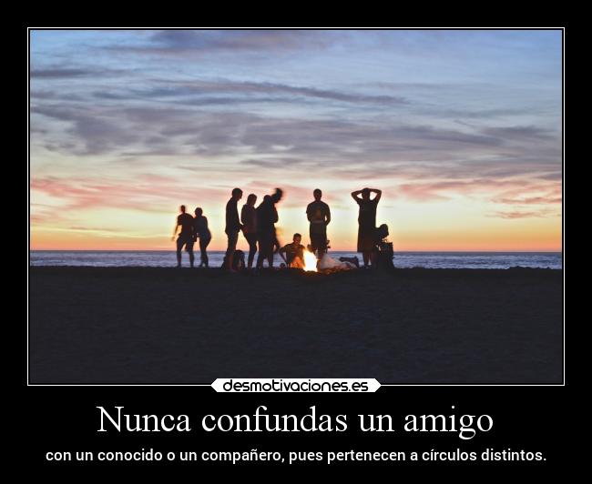 Nunca confundas un amigo - 