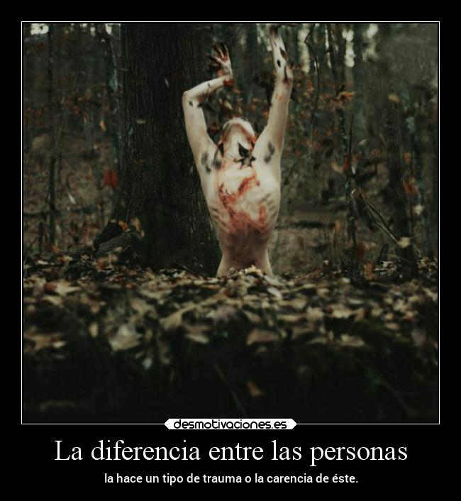 La diferencia entre las personas -