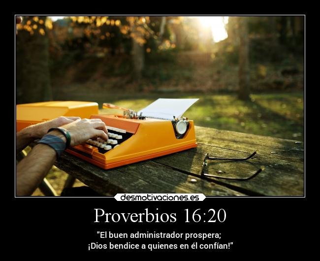 Proverbios 16:20 - 