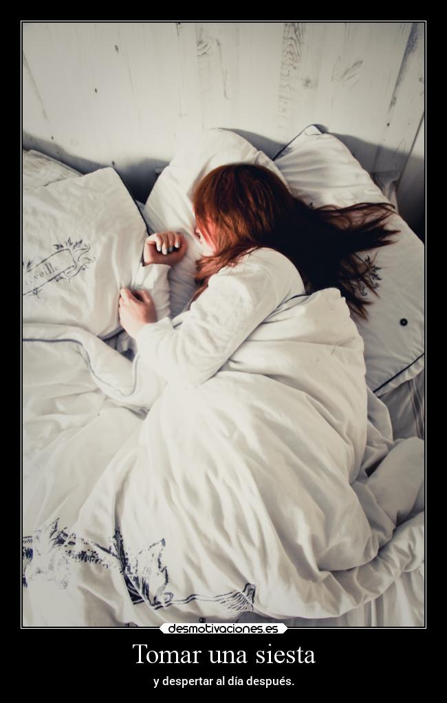 Tomar una siesta - 