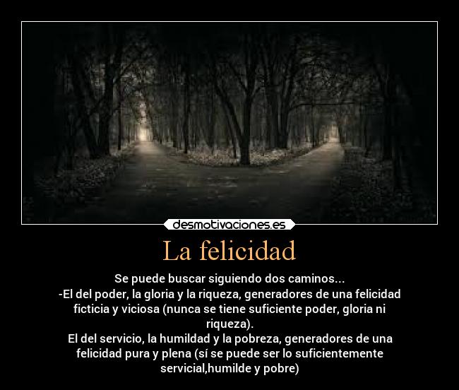 La felicidad -