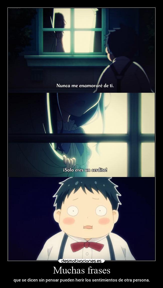 carteles frases anime amor odio doniisback doni desmotivaciones