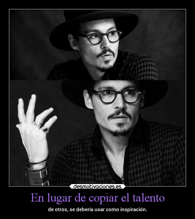 En lugar de copiar el talento -