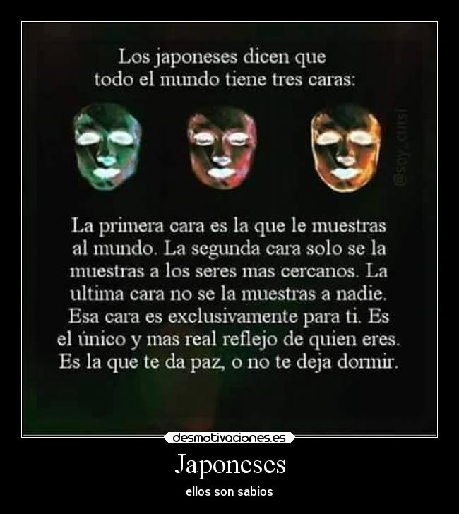 Japoneses - ellos son sabios