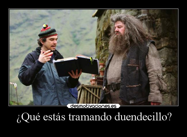 carteles humor harrypotter hagrid elpatodelapiovendehierba desmotivaciones