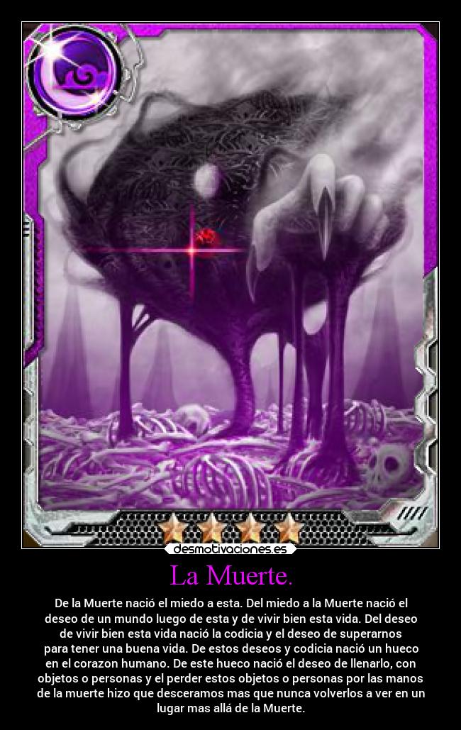 carteles muerte muerte deseos amor vida miedo esperanza objetos paraiso desmotivaciones