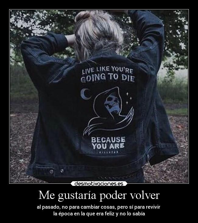 Me gustaría poder volver - 