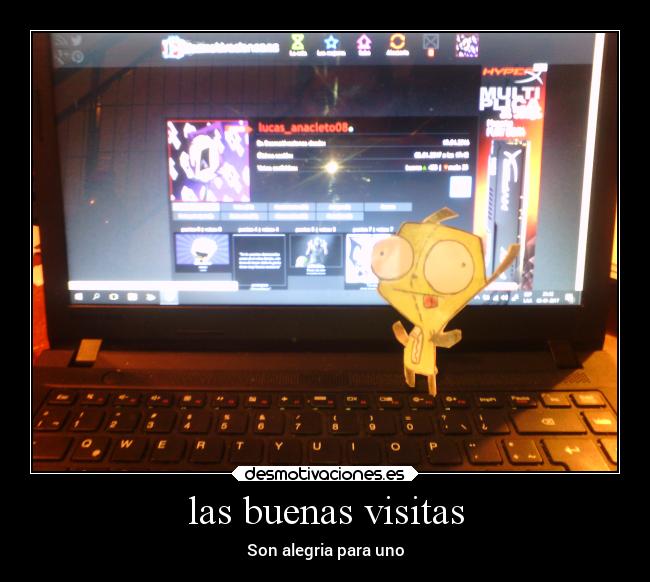 las buenas visitas - Son alegria para uno