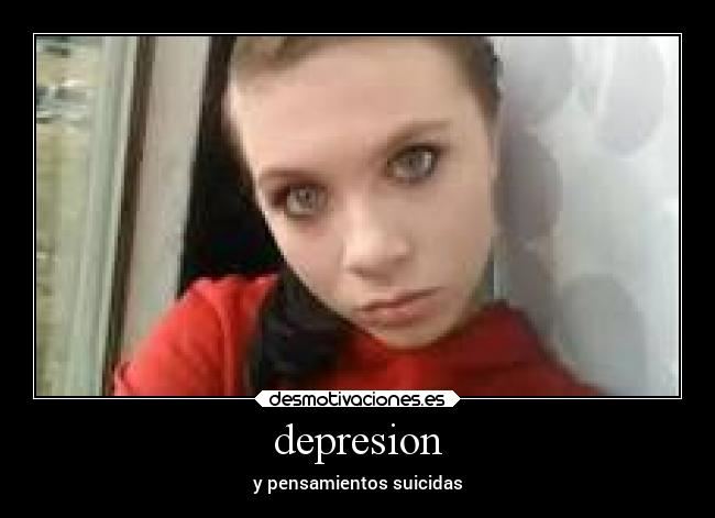 depresion - y pensamientos suicidas