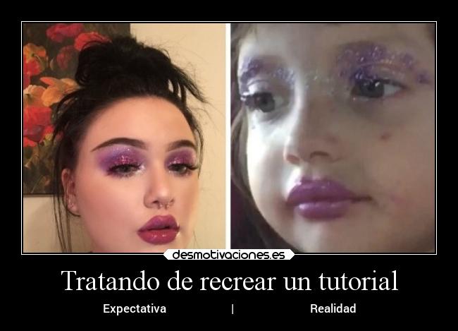 Tratando de recrear un tutorial - Expectativa                       |                           Realidad