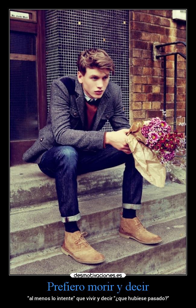 Prefiero morir y decir -