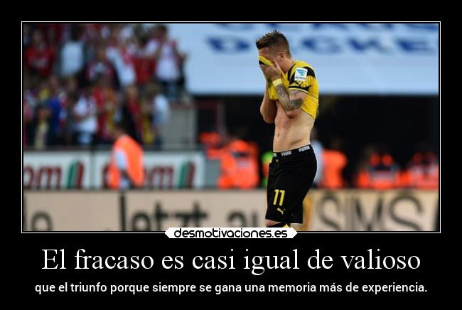 El fracaso es casi igual de valioso - 