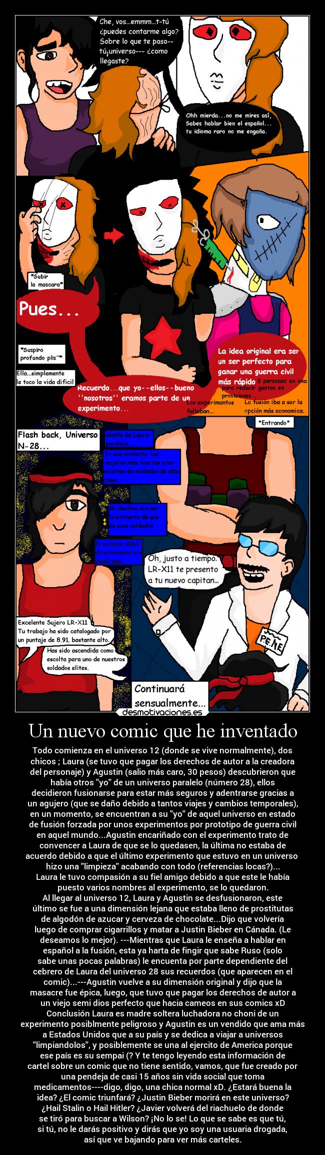 carteles vida humor tonto arte caracter imaginacion experimento fusion time laurasimpson14 algo nuevo desmotivaciones